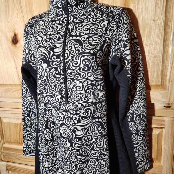 Sahalie Long Top / Sweater Dress – Women’s Medium | Black & Gray - Picture 3 of 7